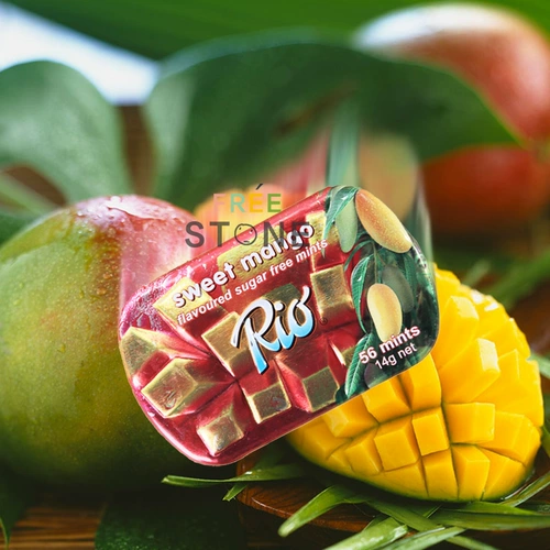 Купить 3 бесплатную доставку Rio Mint Sugar Swiss Swiss Rui Rui Yile Sugar -без сахарного железа с сахаром с сахаром, чтобы поцеловать сахар
