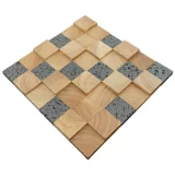 Настоящий троянский малайзийский телевизор Фон Стена Деревянная Каберна из вулканической скали