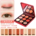 Glamour Symphony 9 Color Eye Shadow Mermaid Ji Dirty Orange Bưởi Net Red Eye Shadow Peach Makeup Eye Shadow Pan Girl phấn mắt peach Bóng mắt