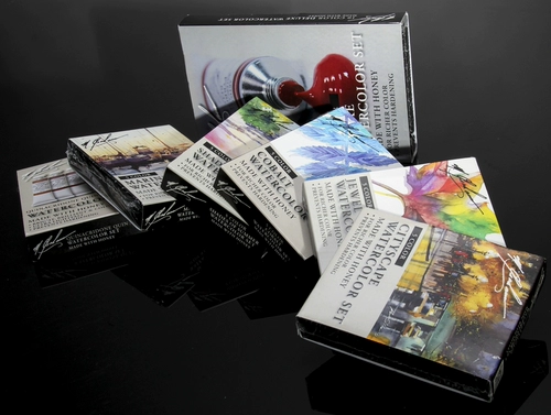 Оригинальная импортная белая акварель, США, 15 мл, широкая цветовая палитра