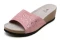 Tủ giày mùa hè đích thực từ đơn giản kéo rhinestone thoải mái dép nữ 1115303121