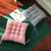 Nhật mềm điểm sóng hồng Meng cô gái sinh viên ký túc xá kẻ sọc đệm ghế văn phòng đệm pad mùa đông dày - Ghế đệm / đệm Sofa