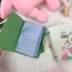 Cô gái tim pu túi thẻ đa thẻ bộ thẻ chút flamingo giữ danh thiếp văn bản gói phim hoạt hình dễ thương thẻ sinh viên hợp tác