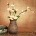 Bình hoa retro chèn hoa gốm đá bình hoa trang trí phòng khách cắm hoa sáng tạo cá tính thịt cũ cọc hoa - Vase / Bồn hoa & Kệ chau nhua Vase / Bồn hoa & Kệ