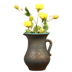 Bình hoa retro chèn hoa gốm đá bình hoa trang trí phòng khách cắm hoa sáng tạo cá tính thịt cũ cọc hoa - Vase / Bồn hoa & Kệ chậu cây trong nhà Vase / Bồn hoa & Kệ