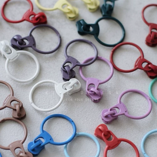 [Cocoa の Вспомогательные материалы] 3#Контрастный цветовой код/Двухлетние смолы/молчаливое молнии/односторонний код/гладкий