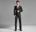 Bộ đồ công sở nam 2018 Suit Wedding Dress Glossy Suit Hàn Quốc Slim Casual nhăn - Suit phù hợp Suit phù hợp