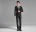 Bộ đồ công sở nam 2018 Suit Wedding Dress Glossy Suit Hàn Quốc Slim Casual nhăn - Suit phù hợp vest nam Suit phù hợp