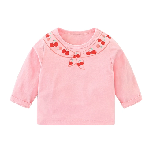 Детский лонгслив, хлопковый весенний осенний приятный телу комбинезон для девочек, в западном стиле