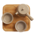 Một nồi hai tách hành khách nhanh tách trà cầm tay đặt bia đá bên Nhật nồi bên văn phòng cá nhân cốc đen tráng men ấm trà bộ ấm chén pha trà đẹp Trà sứ