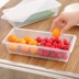 Tủ lạnh gia dụng hộp lưu trữ hộp lưu trữ cung cấp trái cây lưu trữ với nắp hộp thực phẩm hình chữ nhật với bếp rau - Đồ bảo quản hộp nhựa vuông có nắp Đồ bảo quản