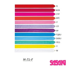 Гимнастический инвентарь 日本正品代购sasaki艺术体操彩带体操带m71新体操道具6ｍ以上