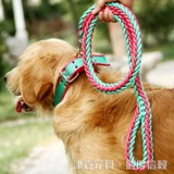 Туфковая веревка для собак в большой собаке золотисто -ретривер Hascrabrad Big Dog Circle Circle Eight Dog Chain Dog Ropes