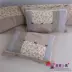 Hàn Quốc cao cấp bông rửa tone nâu bướm Patchwork Quilt bị quy định bởi giường ba mảnh che một gia đình bốn - Trải giường bộ drap giường 1m6 Trải giường