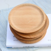 Đọc một bản gốc bằng gỗ món ăn bạch đàn vòng bánh món ăn cách nhiệt mat món ăn ăn sáng tấm Nhật Bản bát mat snack tấm gỗ