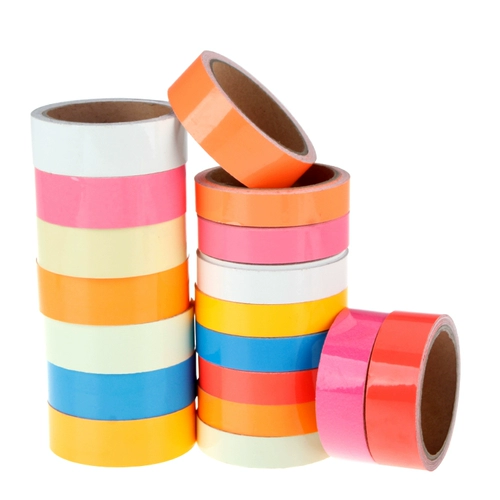 Зеленая супер яркая лента, флуоресцентная наклейка, переключатель