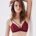 Tò mò đồ lót Miss bralette no rims red red-free goddess drop soft cup bra set - Bộ đồ lót triumph đồ lót Bộ đồ lót