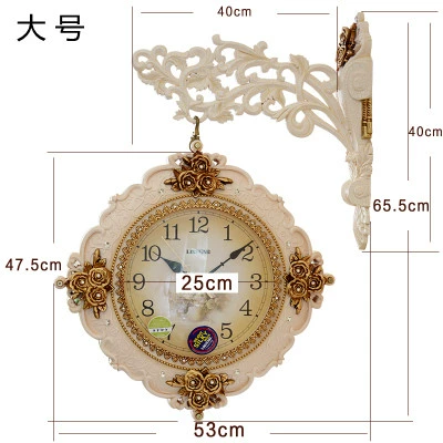 Двусторонние современные карманные часы, европейский стиль, простой и элегантный дизайн