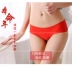 Quần lót nữ ren thấp eo hot công chúa hollow hip sexy đỏ SpongeBob tam giác trong suốt thong sịp doremon G-string