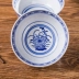 Jingdezhen Bộ dao kéo gốm sứ đặt bát cơm xanh và trắng Linglong Rohan Soup tô đặc biệt khuôn mặt nhỏ bộ bát đĩa sứ cao cấp Đồ ăn tối