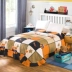 Bông dày chà nhám giường đôi mảnh duy nhất sinh viên duy nhất bông ấm Châu Âu góc tròn mục duy nhất mùa thu và mùa đông ga giường màu trắng Khăn trải giường