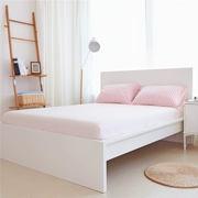 Scorpio cotton đan giường, mảnh duy nhất màu rắn bông non-slip giường bìa mềm sheets đôi Nhật Bản mùa xuân và mùa hè bộ đồ giường