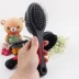 Tay cầm màu đen nhựa màu đỏ tắm làm đẹp tóc hai mặt lược Hàng Ngày bàn chải tóc massage làm sạch Cat dog vẻ đẹp comb pet nguồn cung cấp