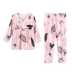 Đồ ngủ nữ mùa xuân và mùa thu cotton dài tay mỏng phần lỏng phong cách mục vụ ren mùa đông dịch vụ nhà phù hợp với XL kiểu đồ bộ đẹp Bộ Pajama