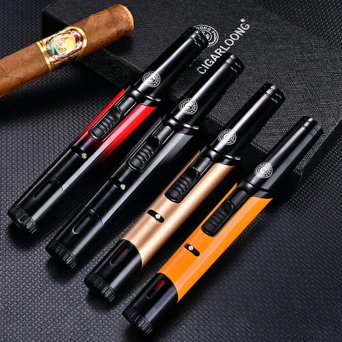 Ручка японского принца, ветрозащитная зажигалка для сигар, пистолет-распылитель, надувная сварочная зажигалка для выпечки барбекю