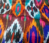 Шелковая шелковая ткань Эдлайса Импортированного Узбека Эдлайс шириной 50 см.