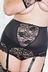 Châu Âu và Mỹ gợi cảm ren hoang dã khâu eo cao garter với XL