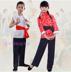 Ngôi làng trẻ em Auntie II Trang phục biểu diễn nhỏ Đèn lồng đỏ Li Tiemei Trang phục Trang phục biểu diễn du kích trẻ em áo dài tết cho bé trai Trang phục