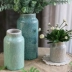 Bình gốm xi măng đồ trang trí nhà phòng khách văn hóa nước cắm hoa cây xanh cũ cọc thịt hoa chậu hoa mô phỏng - Vase / Bồn hoa & Kệ lọ hoa bàn tay phật Vase / Bồn hoa & Kệ