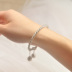 Bạc vòng đeo tay nữ retro cũ xoắn dệt đồ trang sức với chuông cá tính sáng tạo sterling bạc vòng đeo tay để gửi quà tặng bạn gái Vòng đeo tay Cuff