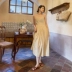 [Chen Maimai Little Paris] Váy dây buộc lỏng cổ điển chấm bi thời trang mới cho mùa hè của phụ nữ - Sản phẩm HOT