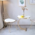 Bàn cà phê đá cẩm thạch tròn Bắc Âu đơn giản căn hộ nhỏ hiện đại bàn cà phê hiện đại sang trọng phòng khách thiết kế nội thất - Đồ nội thất thiết kế Đồ nội thất thiết kế