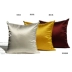 Sen nghệ thuật màu tinh khiết dày hai mặt sofa gối đơn giản hiện đại giường mềm đệm mềm túi áo gối Gối văn phòng 2 trong 1 Trở lại đệm / Bolsters