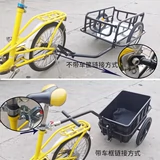Велосипед, прицеп для путешествий для велоспорта с фарой