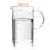 Cốc thủy tinh gia dụng cup với quy mô lớn cốc thủy tinh nhà bếp chịu nhiệt nhiệt độ cao dày ml cup 350-1000 ml Tách