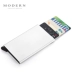Bàn chải chống trộm hiện đại của Đức Hộp đựng thẻ khử từ Hộp thẻ tín dụng chống thẻ RFID đặt che chắn gói thẻ ví NFC - Ví / chủ thẻ