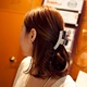 Hàn Quốc đơn giản kim cương-studded clip Hàn Quốc phiên bản của tinh thể lớn tóc bắt vừa tấm tóc kẹp đồ trang sức phụ kiện tóc phụ kiện tóc Phụ kiện tóc
