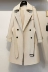 [Clears] 妃子 2018 mùa thu thời trang mới England slim slim trung dài coat trench coat 1587QC áo khoác cho phụ nữ cao tuổi Trench Coat