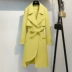 [Rõ ràng tiền] 妃子 2018 mùa xuân và mùa thu nạp tính khí Hàn Quốc trong thời trang nữ thời trang retro áo gió áo khoác 1737QC áo bò nữ đẹp Trench Coat