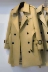 [Clear money] 妃子 2018 mùa xuân và mùa thu nạp Hàn Quốc phiên bản của mỏng mỏng thời trang tính khí áo gió áo dài 0020QC áo khoác nữ Trench Coat