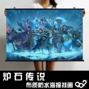 Hearthstone huyền thoại poster tranh Hearthstone huyền thoại Frozen Throne trò chơi áp phích hình nền - Game Nhân vật liên quan