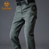 Демисезонные тактические флисовые удерживающие тепло дорожные штаны, облегающий крой