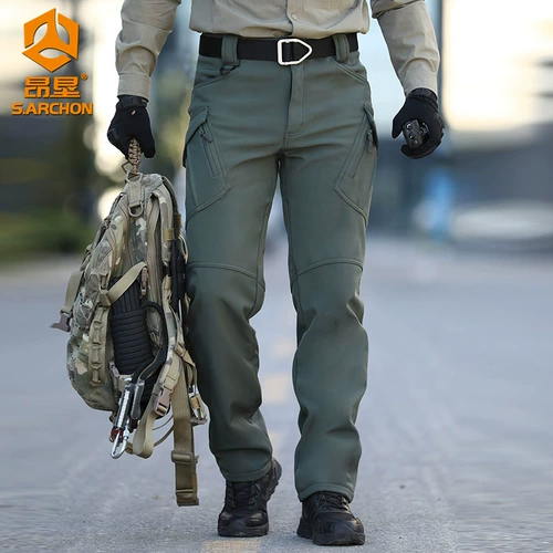 Дорожные тактические осенние альпинистские штаны, свободный прямой крой