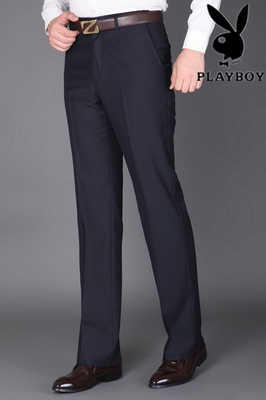 Playboy quần nam mùa hè phần mỏng quần nam trung niên kinh doanh bình thường nóng miễn phí lỏng thẳng làm việc quần