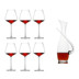 Burgundy Crystal Red Wine Cup 2 Set Large 6 Pack Big Belly Cốc nhỏ của hộ gia đình châu Âu Decanter các loại ly uống rượu whisky Rượu vang