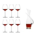 Burgundy Crystal Red Wine Cup 2 Set Large 6 Pack Big Belly Cốc nhỏ của hộ gia đình châu Âu Decanter